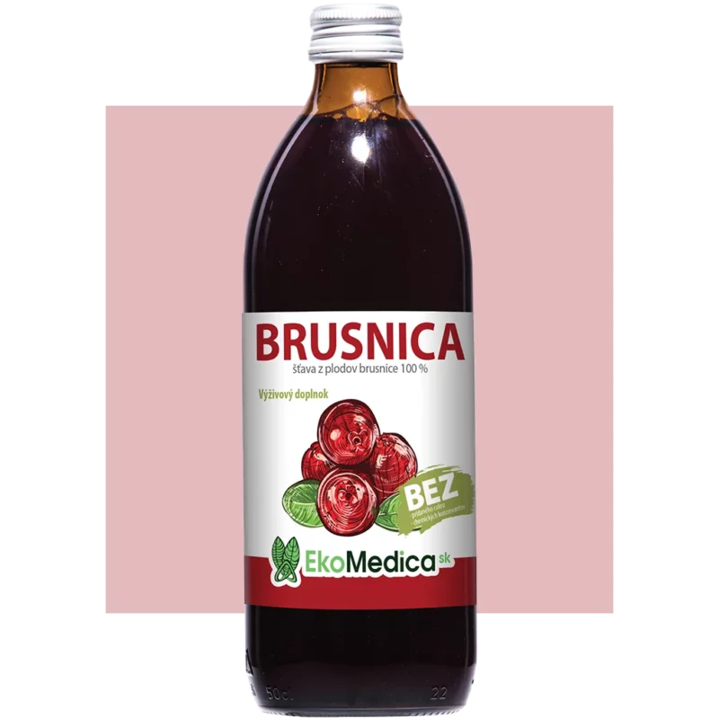 BRUSNICA - 100% šťava z brusnice