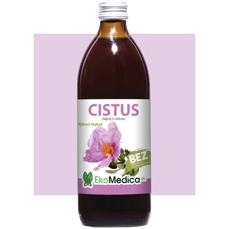 CISTUS INCANUS (skalná ruža) - šťava z cistusu