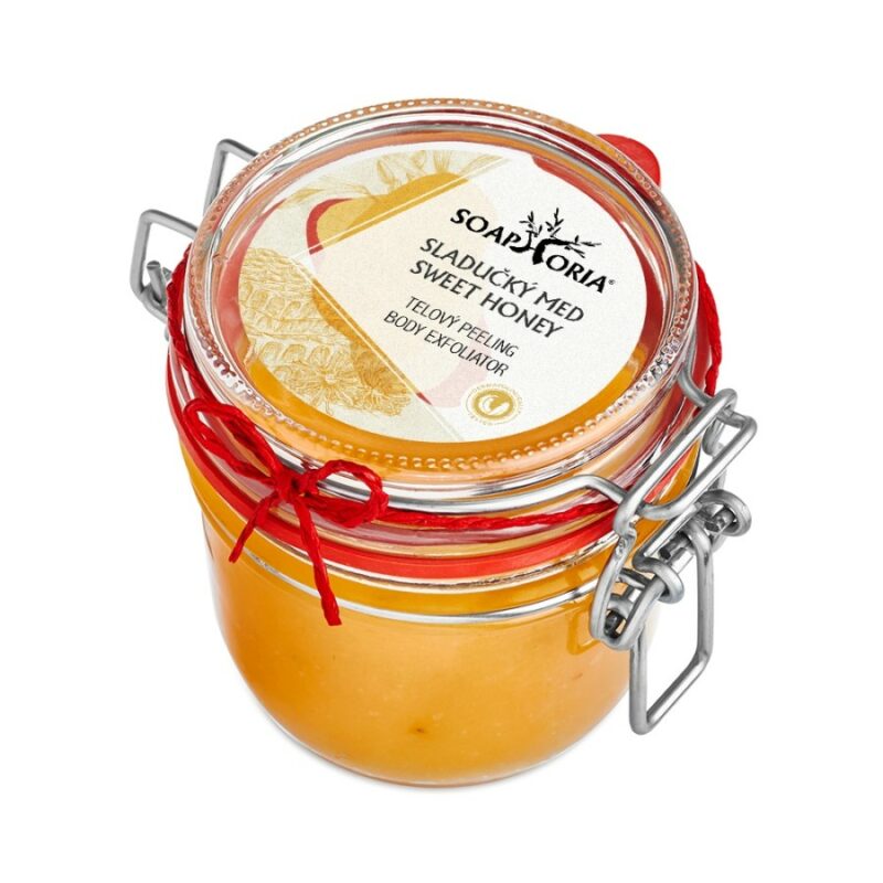 SLADUČKÝ MED - organický soľný telový peeling