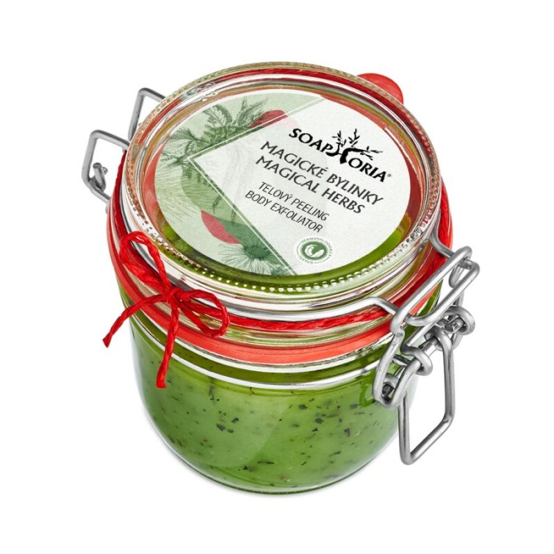 MAGICKÉ BYLINKY - organický soľný telový peeling